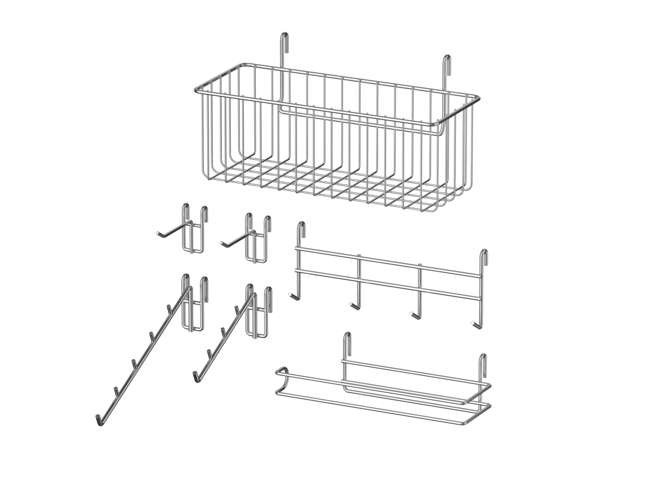 Wire Rack and Shelving Accessories | Wire Shelf Additions Wire Rack Shelving Accessories