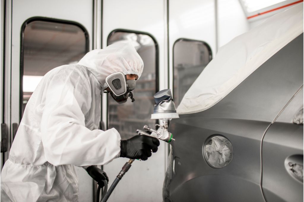 Automotive Paint Services Quality Auto Body Stock Footage SBV-348649669 ... Automotive Body Shop Paint