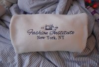 Fashion Institute of Technology College Embroidered Sweatshirt - Etsy Fashion Institute Of Technology T Shirt