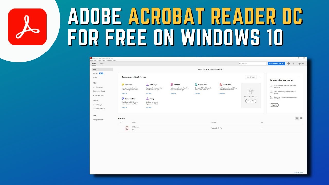 Adobe Acrobat Free Software